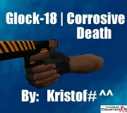 Модель Glock «Corrosive Death» для CS 1.6