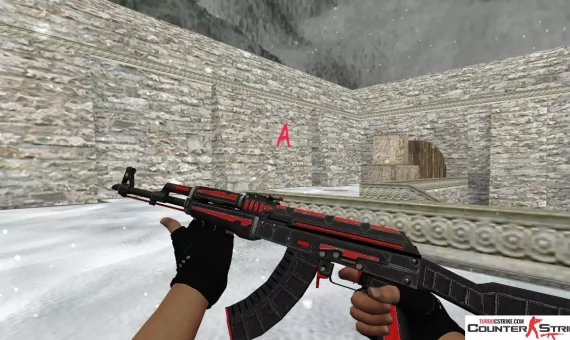 Модель HD AK-47 «Dark Lord» для CS 1.6