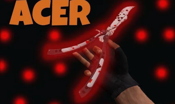 Модель ножа «Нож-бабочка - Acer» для CS 1.6