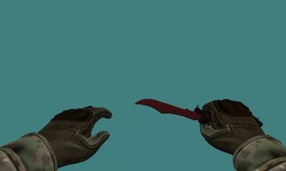Модель ножа «Нож-бабочка - Кровавая паутина» для CS 1.6