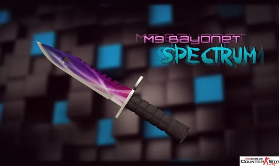 Модель ножа «M9 Bayonet - Spectrum» для CS 1.6