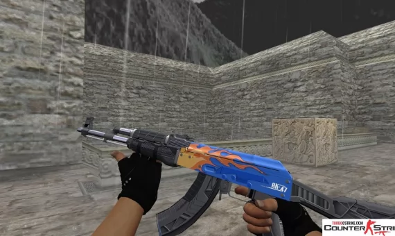 Модель HD AK-47 «Stainless» для CS 1.6