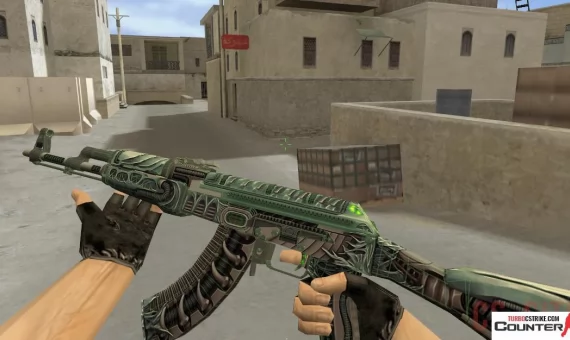 Модель HD AK-47 «Xenomorf» с анимацией осмотра для CS 1.6