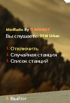 Плагин MiniRadio by SLIMSHADY v1.0 для CS 1.6
