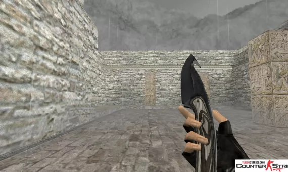 Модель ножа HD «Gut Knife - Black Laminate» для CS 1.6