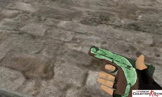 Модель HD Glock «Pea Shooter» с анимацией осмотра для CS 1.6