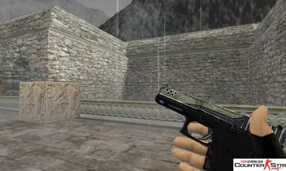 Модель HD Glock «Mk-II» с анимацией осмотра для CS 1.6