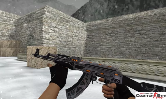 Модель HD AK-47 «Mass Driver» для CS 1.6