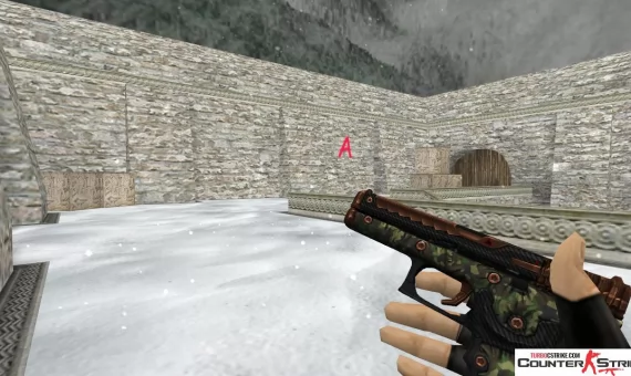 Модель HD Glock «Abrams» с анимацией осмотра для CS 1.6