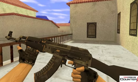 Модель HD AK-47 «Elite Build» с анимацией осмотра для CS 1.6