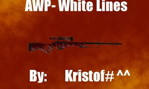 Модель AWP «White Lines» для CS 1.6