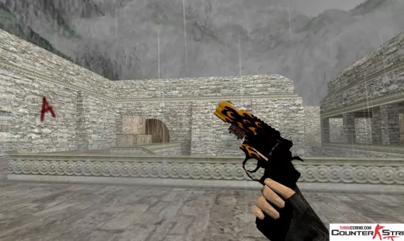 Модель HD R8 Revolver «Blaze» для CS 1.6