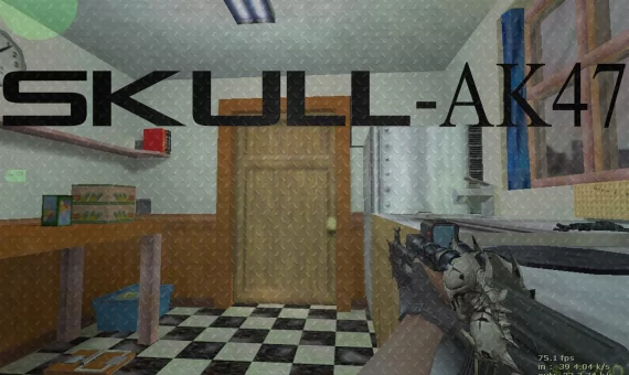 Модель AK-47 «Skull» для CS 1.6