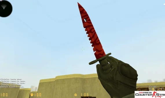 Модель ножа «Штык-нож M9 - Убийство» для CS 1.6