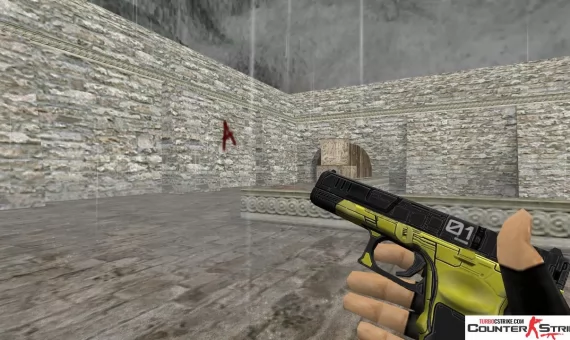 Модель HD Glock «Colony» с анимацией осмотра для CS 1.6