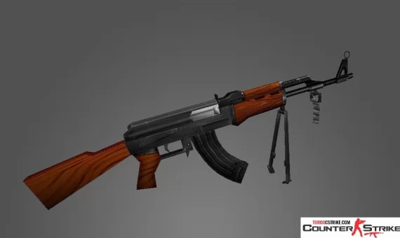 Модель AK-47 с подставкой для CS 1.6