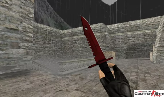 Модель ножа HD «M9 Bayonet - Crimson Web» для CS 1.6
