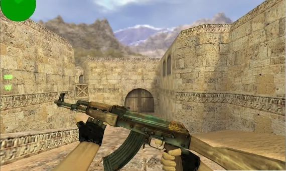 Модель AK-47 «Soviet Rust» с анимацией осмотра для CS 1.6