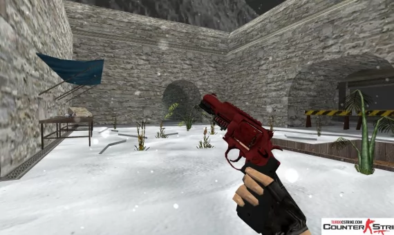 Модель HD R8 Revolver «Crimson Web» для CS 1.6
