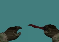 Модель ножа «Нож-бабочка - Кровавая паутина» для CS 1.6