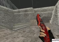 Модель ножа «Gut Knife - Vampire» с анимацией осмотра для CS 1.6