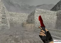 Модель ножа HD «Huntsman - Crimson Web» для CS 1.6