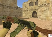 Модель HD AK-47 «Jaguar» с анимацией осмотра для CS 1.6