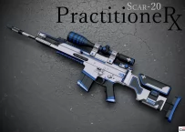 Модель SG 550 «Scar-20 - PractitionerX» для CS 1.6