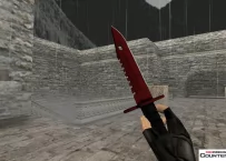 Модель ножа HD «M9 Bayonet - Crimson Web» для CS 1.6