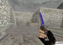 Модель ножа HD «Bayonet - Automatic Blue» для CS 1.6