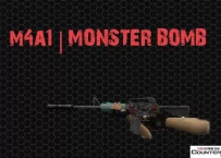 Модель M4A1 «Monster Bomb» для CS 1.6