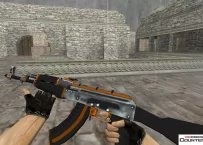 Модель HD AK-47 «Carbon Edition» с анимацией осмотра для CS 1.6