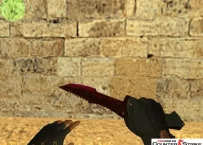 Модель ножа «Охотничий нож - Кровавая паутина» для CS 1.6