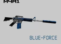 Модель M4A1 «Blue Force» для CS 1.6