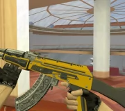 Модель HD AK-47 «Fuel Injector» с анимацией осмотра для CS 1.6