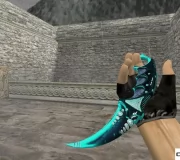 Модель ножа HD «Karambit - Dreamer Blue» для CS 1.6