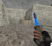 Модель ножа «Bayonet - Blue Galaxy» для CS 1.6