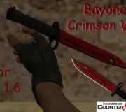 Модель ножа «Штык-нож M9 - Кровавая паутина» для CS 1.6