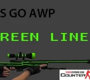 Модель AWP «Green Line — Зеленая линяя» для CS 1.6