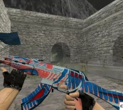 Модель HD AK-47 «Wayfarer 80» с анимацией осмотра для CS 1.6