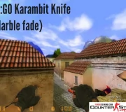 Модель ножа «Керамбит - Мраморный градиент» для CS 1.6