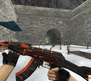 Модель HD AK-47 «Obstacle» для CS 1.6