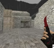 Модель ножа HD «Flip Knife - Crimson Web» для CS 1.6
