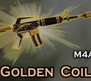 Модель M4A1 «Golden Coil» для CS 1.6