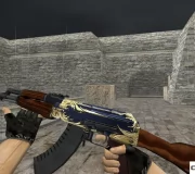 Модель HD AK-47 «Боец» с анимацией осмотра для CS 1.6