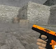 Модель HD Glock «Safari» с анимацией осмотра для CS 1.6