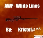Модель AWP «White Lines» для CS 1.6
