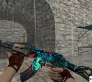 Модель HD AK-47 «Cursed Ivy» для CS 1.6
