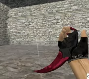 Модель ножа HD «Karambit - Gamma Doppler Ruby» для CS 1.6