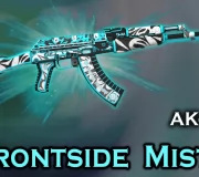 Модель AK-47 «Снежная буря — Frontside Misty» для CS 1.6